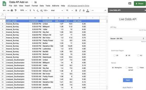 football betting odds api